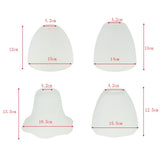Max Ceiling Fan Light Tulip Ruffle Crimp Shade Frosted Vintage Lamp Shade 3