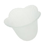 Maxbell Ceiling Fan Light Tulip Ruffle Crimp Shade Frosted Vintage Lamp Shade 6 3