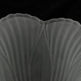 Maxbell Ceiling Fan Light Tulip Ruffle Crimp Shade Frosted Vintage Lamp Shade 6 3