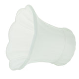 Maxbell Ceiling Fan Light Tulip Ruffle Crimp Shade Frosted Vintage Lamp Shade 6 4