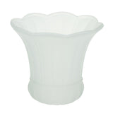 Maxbell Ceiling Fan Light Tulip Ruffle Crimp Shade Frosted Vintage Lamp Shade 6 4