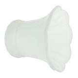 Maxbell Ceiling Fan Light Tulip Ruffle Crimp Shade Frosted Vintage Lamp Shade 6 4