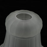 Maxbell Ceiling Fan Light Tulip Ruffle Crimp Shade Frosted Vintage Lamp Shade 6 4