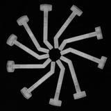 Maxbell 10 Pcs Poultry Screw Style Nippler Waterer Feeder for Chicken Duck Bird