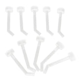 Maxbell 10 Pcs Poultry Screw Style Nippler Waterer Feeder for Chicken Duck Bird