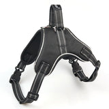 Maxbell LED Dog Puppy Luminous Harness Soft Reflective Breathable Vest  Black M