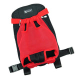 Max Legs Out Front-facing Pet Dog Carrier Backpack for Walking Hiking Red XL