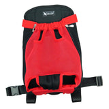 Max Legs Out Front-facing Pet Dog Carrier Backpack for Walking Hiking Red XL