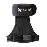 Max Traction Rope with Shock Absorbing Breathable Mesh Fabric Glove Black S