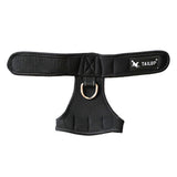 Max Traction Rope with Shock Absorbing Breathable Mesh Fabric Glove Black S