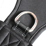 Max Traction Rope with Shock Absorbing Breathable Mesh Fabric Glove Black S