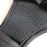Max Traction Rope with Shock Absorbing Breathable Mesh Fabric Glove Black S