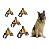 Max LED Dog Puppy Luminous Harness Soft Reflective Breathable Vest  Orange S