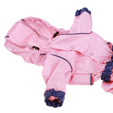Max Waterproof Outdoor Clothing Unisex Dog Raincoat Jacket Coat  Pink S