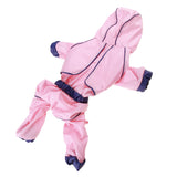 Max Waterproof Outdoor Clothing Unisex Dog Raincoat Jacket Coat  Pink S