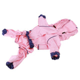 Max Waterproof Outdoor Clothing Unisex Dog Raincoat Jacket Coat  Pink M