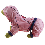 Max Waterproof Outdoor Clothing Unisex Dog Raincoat Jacket Coat  Pink M