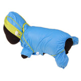 Max Waterproof Four Legs Clothing Dog Raincoat Jacket Coat Blue M