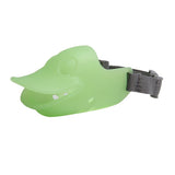 Max Luminous Dog Muzzle Duckbill Duck Face Lip Adjustable Mouth Cover Green S