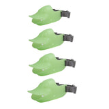 Max Luminous Dog Muzzle Duckbill Duck Face Lip Adjustable Mouth Cover Green S