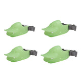 Max Luminous Dog Muzzle Duckbill Duck Face Lip Adjustable Mouth Cover Green S