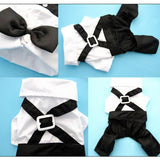Max Pet Cozy Dog Outfit Suit with Bowtie for Small Dogs & Cats Costume S
