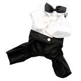Max Pet Cozy Dog Outfit Suit with Bowtie for Small Dogs & Cats Costume S