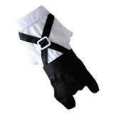 Max Pet Cozy Dog Outfit Suit with Bowtie for Small Dogs & Cats Costume L