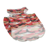 Maxbell Pet Dog Summer Clothes Puppy Medium Large Dog Camouflage Mesh Vest Red-L