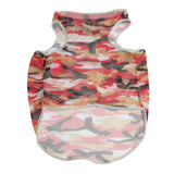 Maxbell Pet Dog Summer Clothes Puppy Medium Large Dog Camouflage Mesh Vest Red-L