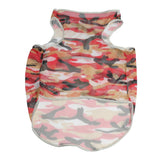 Maxbell Pet Dog Summer Clothes Puppy Medium Large Dog Camouflage Mesh Vest Red-3XL