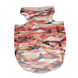 Maxbell Pet Dog Summer Clothes Puppy Medium Large Dog Camouflage Mesh Vest Red-3XL