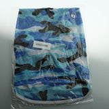 Maxbell Pet Dog Summer Clothes Puppy Medium Large Dog Camouflage Mesh Vest Bule-3XL