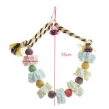 Max Pet Bird Cage Hammock Swing Toy Hanging Toy for Small Parakeets Type 4