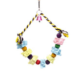 Max Pet Bird Cage Hammock Swing Toy Hanging Toy for Small Parakeets Type 4