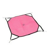 Max Small Hamster Hammock for Cage House Hanging Bed Cage Toys for Mice Red L