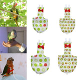Max Parrot Washable Pee Pad Diaper Nappy Reusable Nappies Clothes for Bird XS