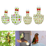 Max Parrot Washable Pee Pad Diaper Nappy Reusable Nappies Clothes for Bird XS