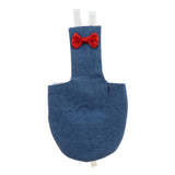Max Parrot Diaper Washable Flight Suit for Small to Large Birds Denim XS