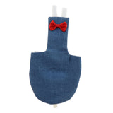 Max Parrot Diaper Washable Flight Suit for Small to Large Birds Denim XS