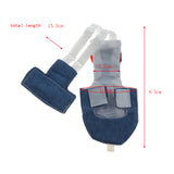 Max Parrot Diaper Washable Flight Suit for Small to Large Birds Denim XS