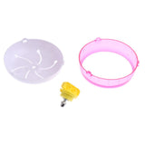 Max Hamster Mouse Rat Exercise Toys Plastic Silent Running Spinner Wheel Pink