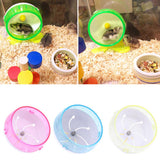 Max Hamster Mouse Rat Exercise Toys Plastic Silent Running Spinner Wheel Pink