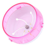 Max Hamster Mouse Rat Exercise Toys Plastic Silent Running Spinner Wheel Pink