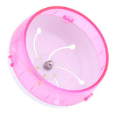 Max Hamster Mouse Rat Exercise Toys Plastic Silent Running Spinner Wheel Pink