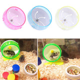 Max Hamster Mouse Rat Exercise Toys Plastic Silent Running Spinner Wheel Pink