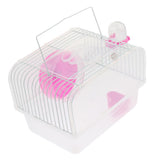 Max Portable Pet Hamster Cage Guinea Pig Gerbils Mice House with Heel Red