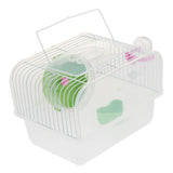 Max Portable Pet Hamster Cage Guinea Pig Gerbils Mice House with Heel Green