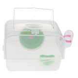 Max Portable Pet Hamster Cage Guinea Pig Gerbils Mice House with Heel Green