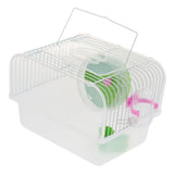 Max Portable Pet Hamster Cage Guinea Pig Gerbils Mice House with Heel Green